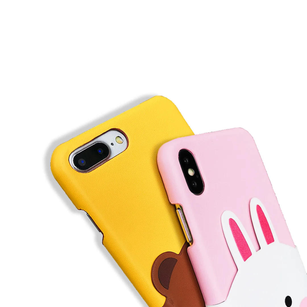 Мультяшный медведь коричневый Чехол для iPhone 10 X XS MAX XR Банни Кони задняя чехол 7 8 6 6s