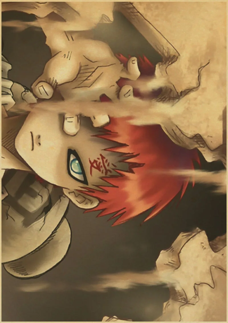 K020 Винтаж Ретро аниме постер аниме постеры Uzumaki постер Naruto Luffy Wanted цельный Бар Кафе домашний декор наклейка на стену - Цвет: K020
