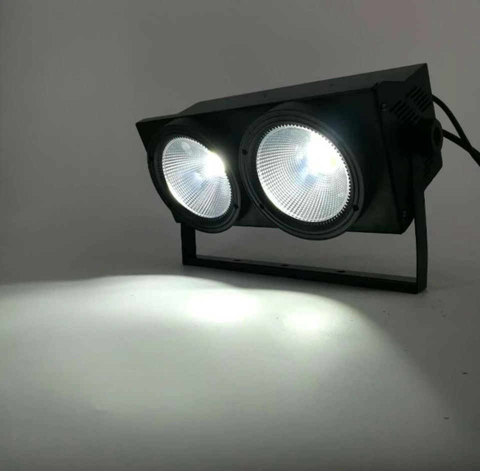 Светодиодный 2 глаза 2x100 Вт свет COB DMX сценическое освещение оборудование для