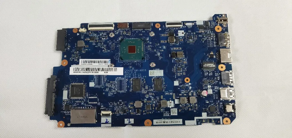 Для новая материнская плата NM A805 110 15IBR Материнская ноутбука N3160/N3060 Процессор CG420