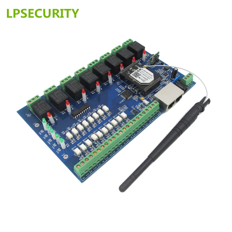 Lpsecurity WI FI 8 реле совета Модуль для сети Управление RJ45 Дистанционное управление