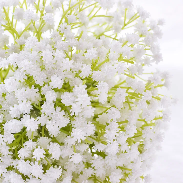 

Gypsophila Bridal Bouquet Handmade Artificial Flower Wedding Bouquet Bridal Bouquet Ribbon D484