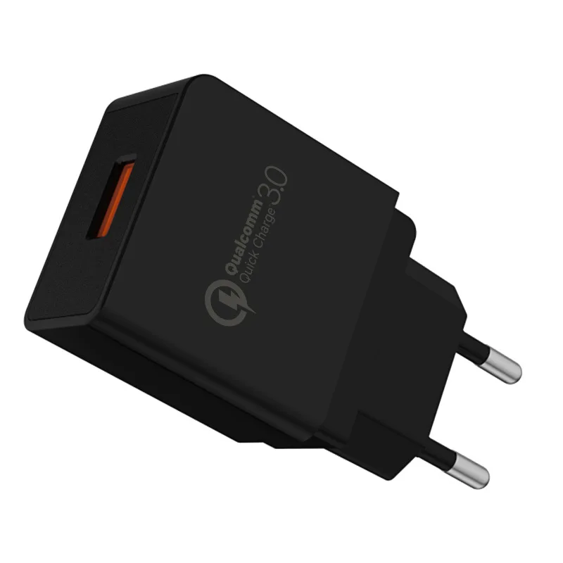 Европа быстрый USB Зарядное устройство для путешествий настенное Зарядное устройство адаптер QC3.0 18 Вт супер быстрый Зарядное устройство для Iphone 7/7plus Iphone 8 Xiaomi iPad huawei планшет