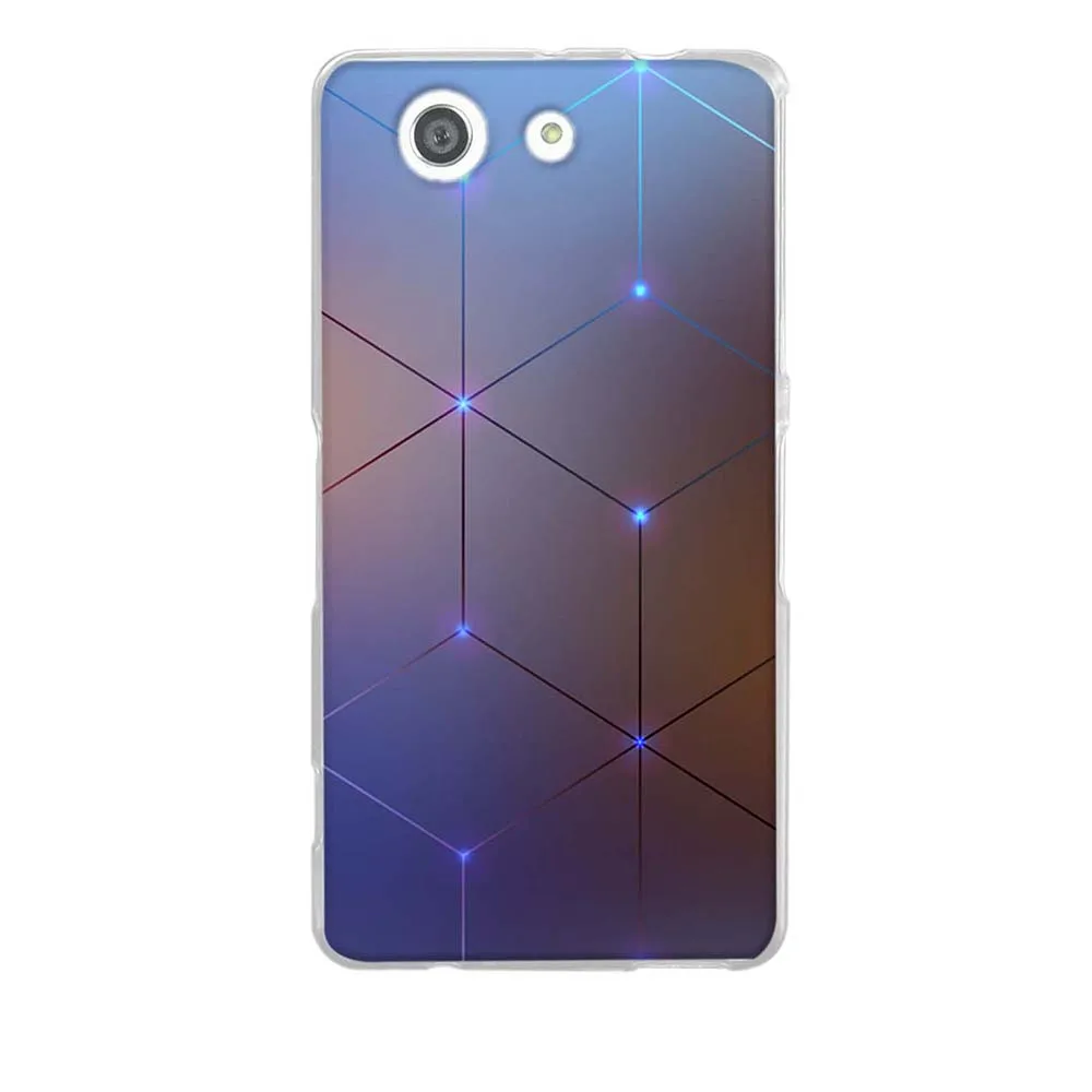 ТПУ чехол для sony Xperia Z3 Compact D5803 D5833 мягкий силиконовый задний чехол-накладка с принтом для sony Z3 Mini 4,6 дюймов чехлы