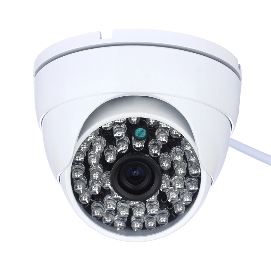 

Metal Housing H.265 HI3516D + 1/2.7'' AR0237 2MP 1080P IR Dome Onvif IP Camera 3.6MM fixed Lens Vandal-proof Security Camera