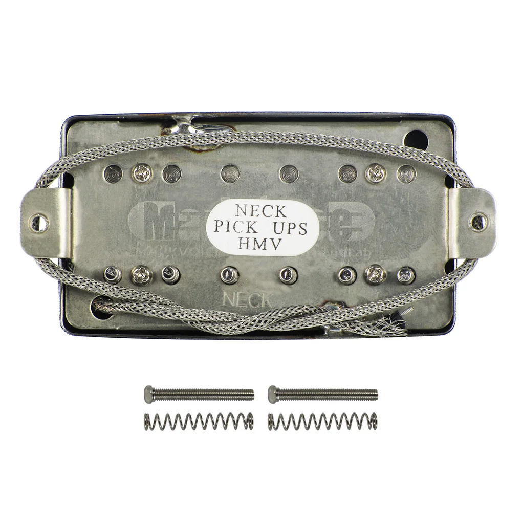 FLEOR 2pcs Alnico 5 LP гитарный звукосниматель хамбакер Set Chrome Neck & Bridge Pickup с кремовой