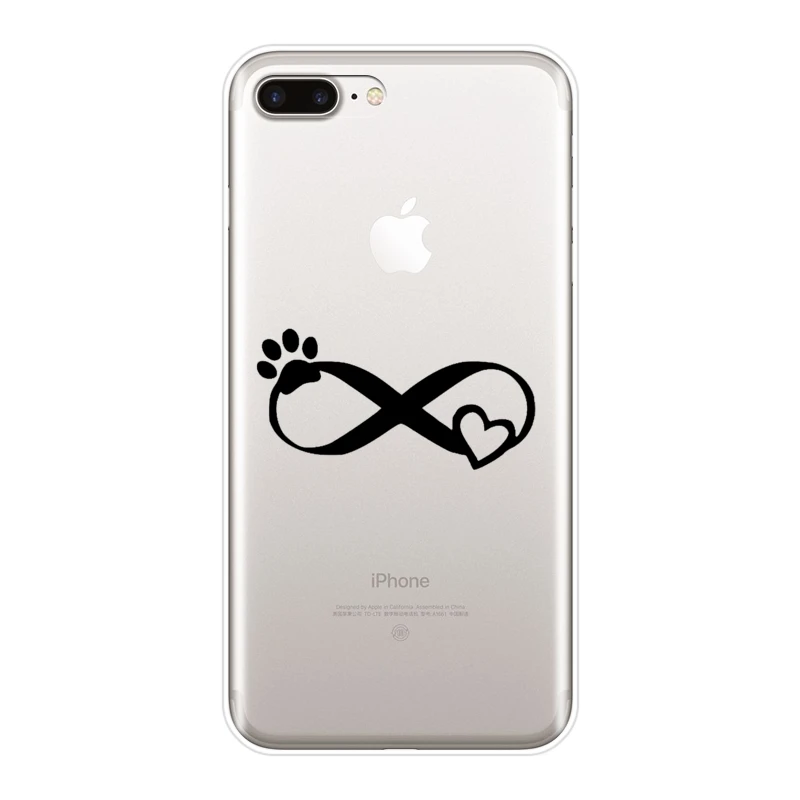 Мягкая задняя крышка для iPhone 6 S 7 8 X XR XS Max милый силиконовый чехол телефона с