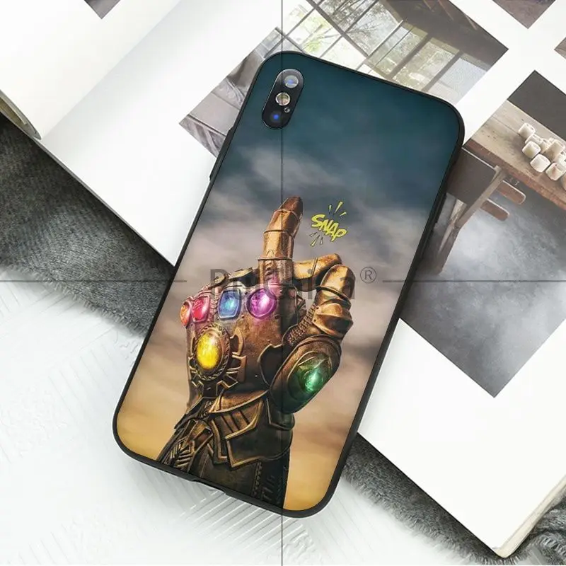 Ruicaica Marvel Мстители EedGame I am Железный человек роскошный уникальный дизайн чехол для