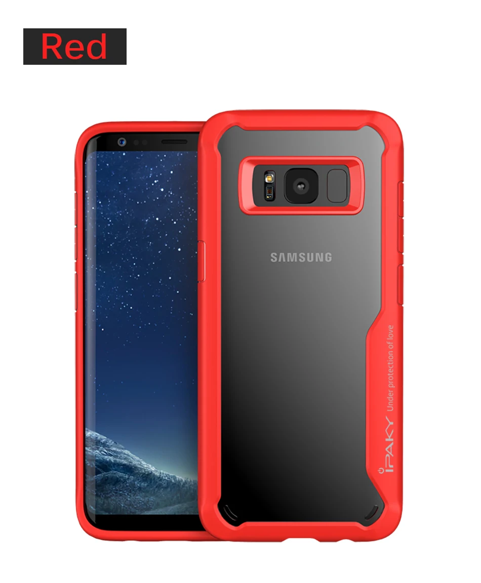 IPAKY чехол для телефона для samsung Galaxy S8 S9 Plus ударопрочный защитный мягкий силиконовый чехол-накладка для samsung S8 S9