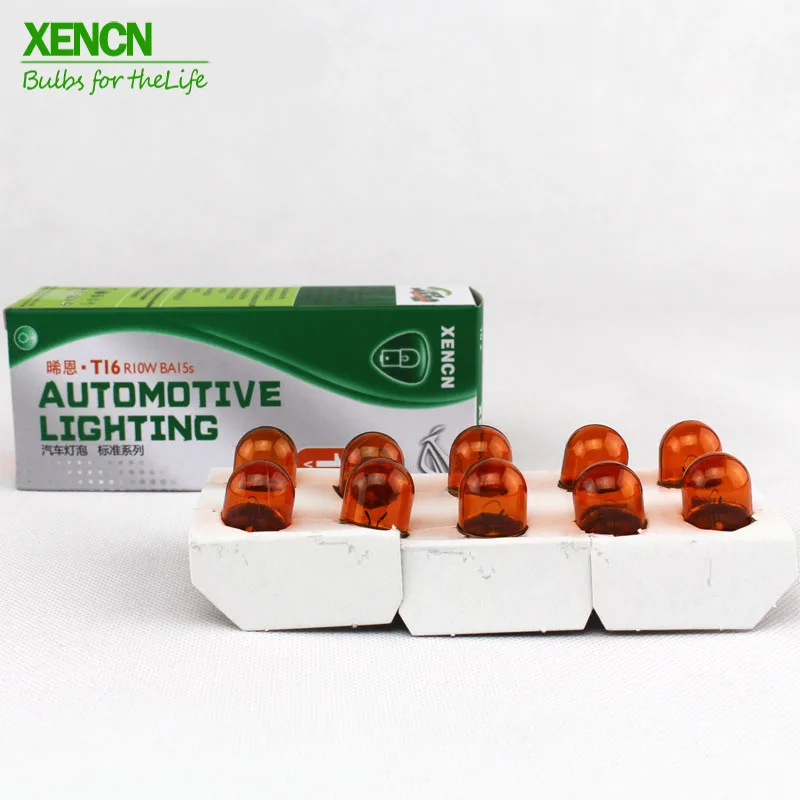 Фары поворотные XENCN R5W R10W RY10W T16 BA15s 12 В 5 Вт 10 фонари для багажных отделений задние