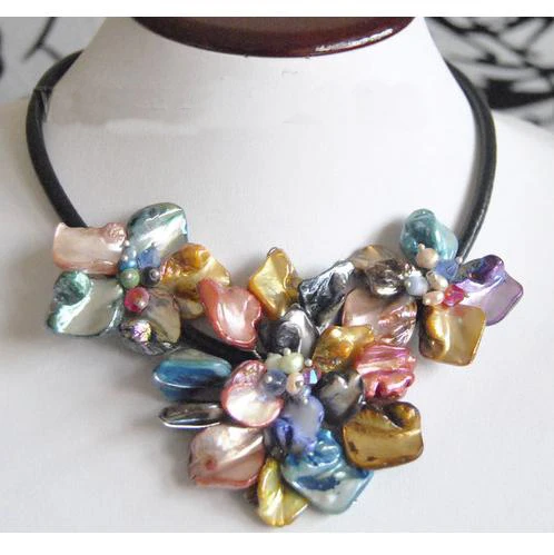 Свадебные украшения швабра с белыми ракушками натуральный жемчуг смешанное