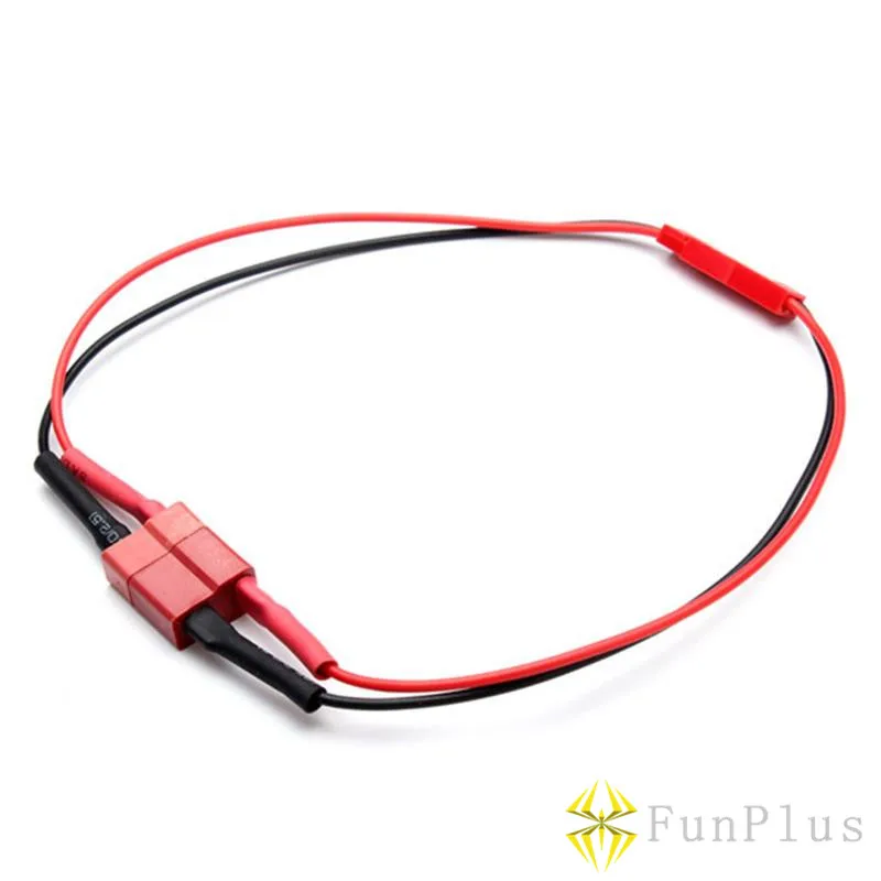 T образный штекер для JST мягкий силиконовый провод соединительный кабель