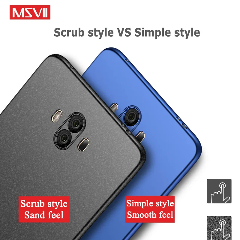 MSVII чехол для Huawei Mate 10 lite Роскошный Тонкий mate жесткий пластиковый huawei pro чехлы |
