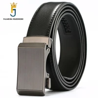 fajarina quality black cowhide genuine leather smooth automatic belt for men mens 3 5cm width accessories belts pants n17fj588