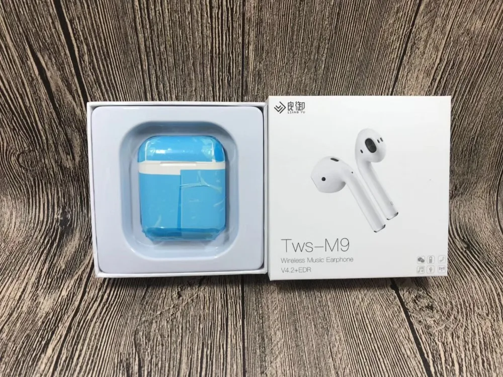 M9 TWS Беспроводные Bluetooth 4 2 наушники двойные мини сенсорные стерео гарнитура с