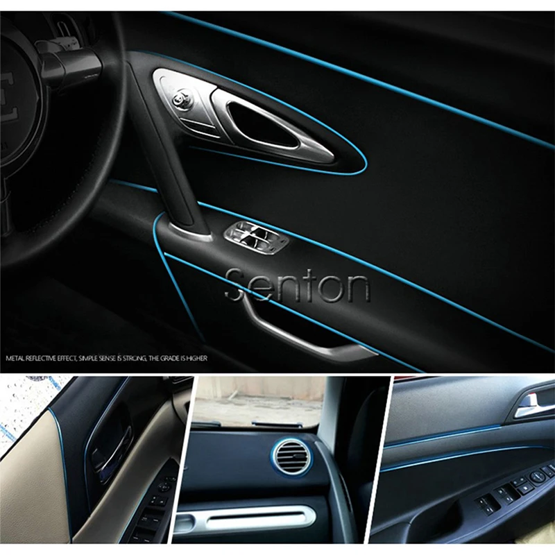 ZD 5 м украшение салона автомобиля для Alfa Romeo 159 Fiat 500 VW Touran Passat B5 B6 B7 B8 T5 Jetta MK6 Touareg Tiguan