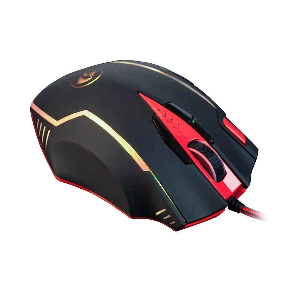 Игровая программируемая мышь Redragon M902 высокоточная RGB подсветка набор для