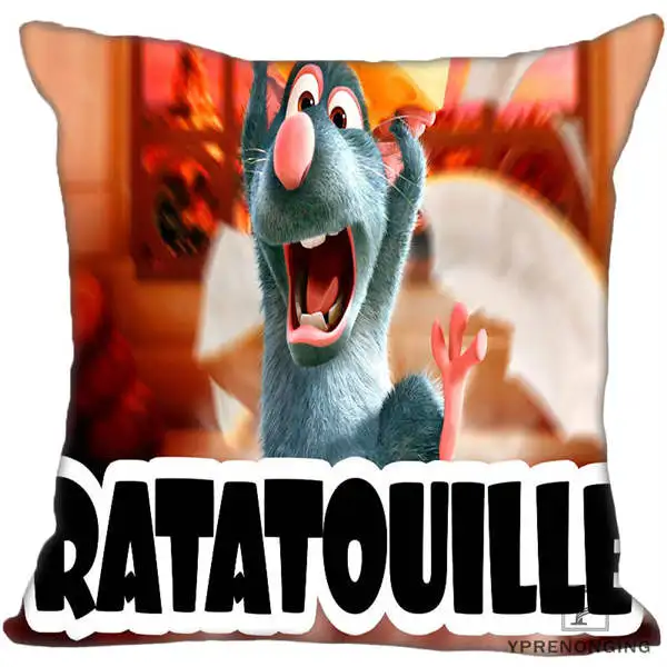 Square Pillowcases Заказная декоративная наволочка рататуиль аудио квадратная Наволочка на молнии 35X35,40x40,45x45 см(одна сторона) 80527-21-05 - Цвет: Square Pillowcases