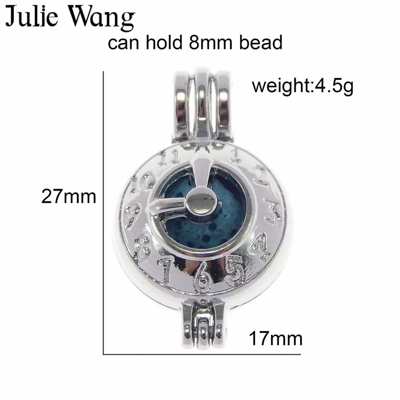 Маленькие часы julissa Wang 1 шт. сплав белый К эфирное масло диффузор медальон