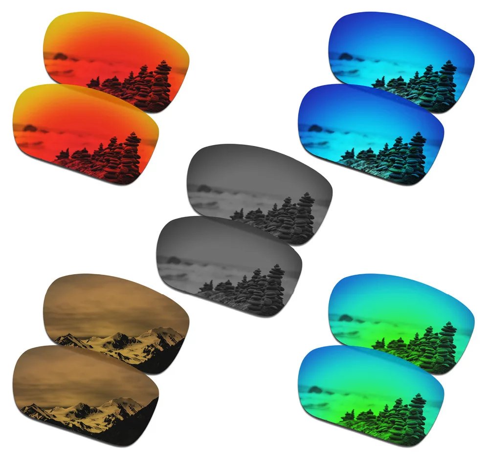 5 пар поляризованных солнцезащитных очков SmartVLT Сменные линзы для Oakley Scalpel