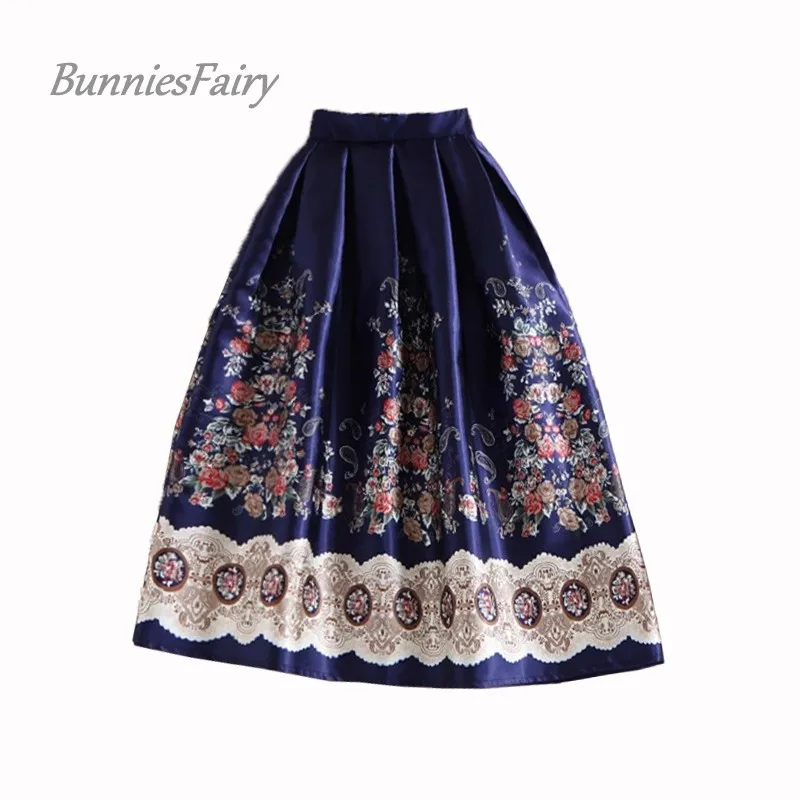 BunniesFairy 50s винтажная Хепберн Элегантная Женская этническая Бохо ретро Цветочная