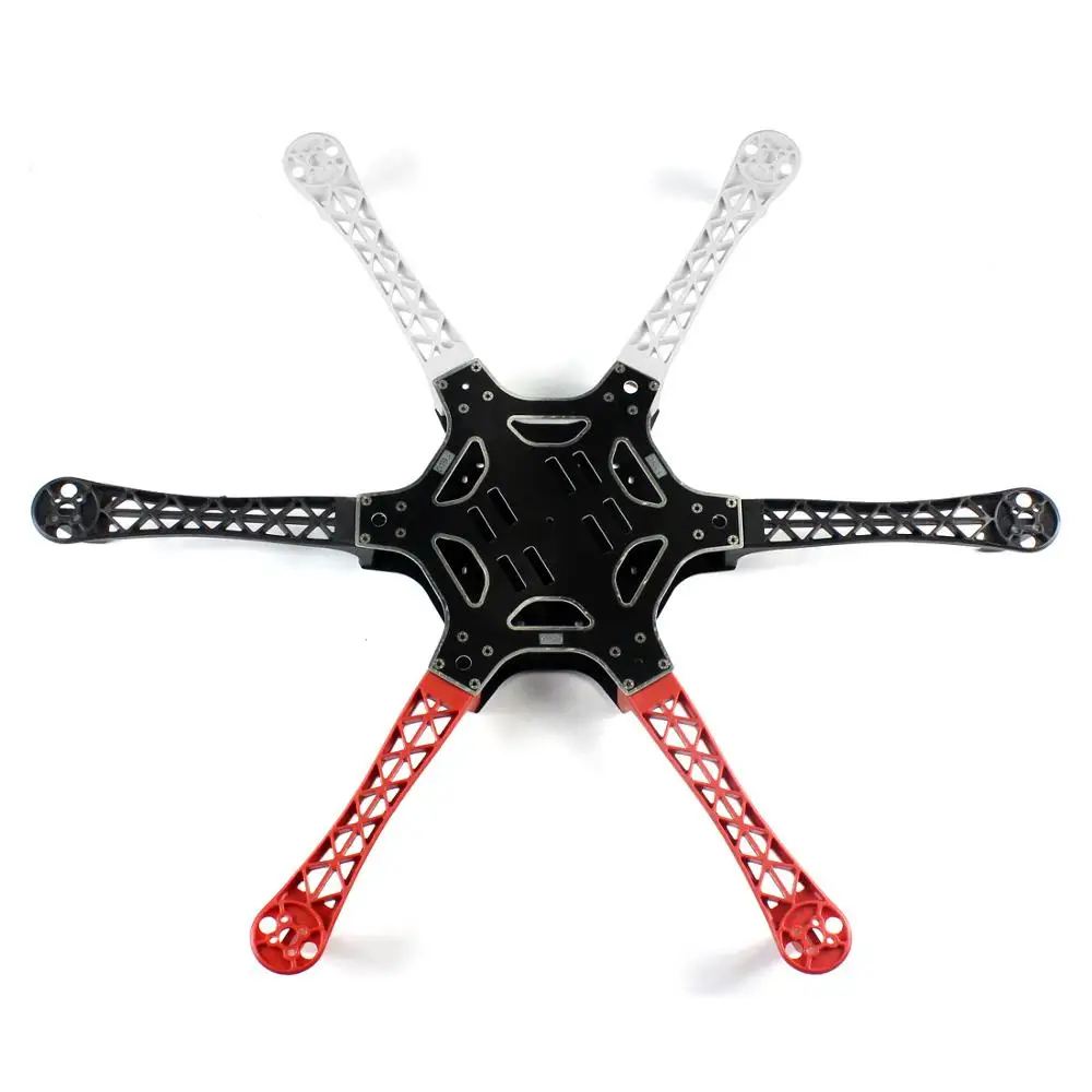 F05114 F550 Hexa-Rotor Air Frame FlameWheel Kit 550 мм для KK MK MWC мультикоптера гексакоптера UFO Heli |