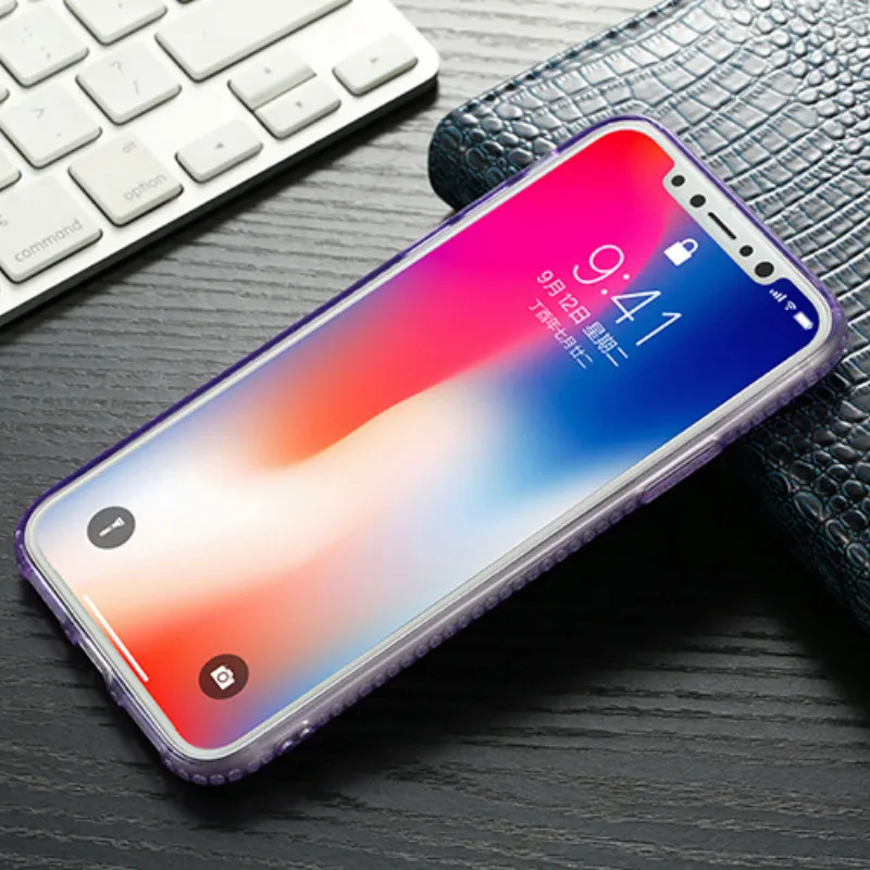 Новый сверлильный мобильный чехол для iPhone X 5s SE 6 7 6S 8 Роскошный из мягкого ТПУ Plus |