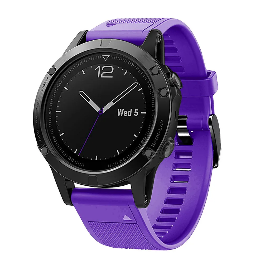 Замена ТПУ Мягкие часы ремешок для Garmin Fenix 5/5 Plus Смарт часы долговечные аксессуары#530