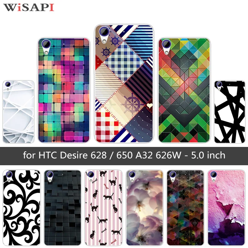 Мягкий ТПУ для HTC 628 626 626w необычный чехол телефона Desire 5 0 дюймов силиконовый 626D 626G