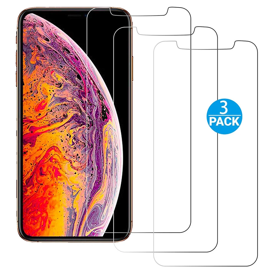 Закаленное стекло для iPhone XS Max XR 7P/8P защитный чехол дружественная Защитная пленка