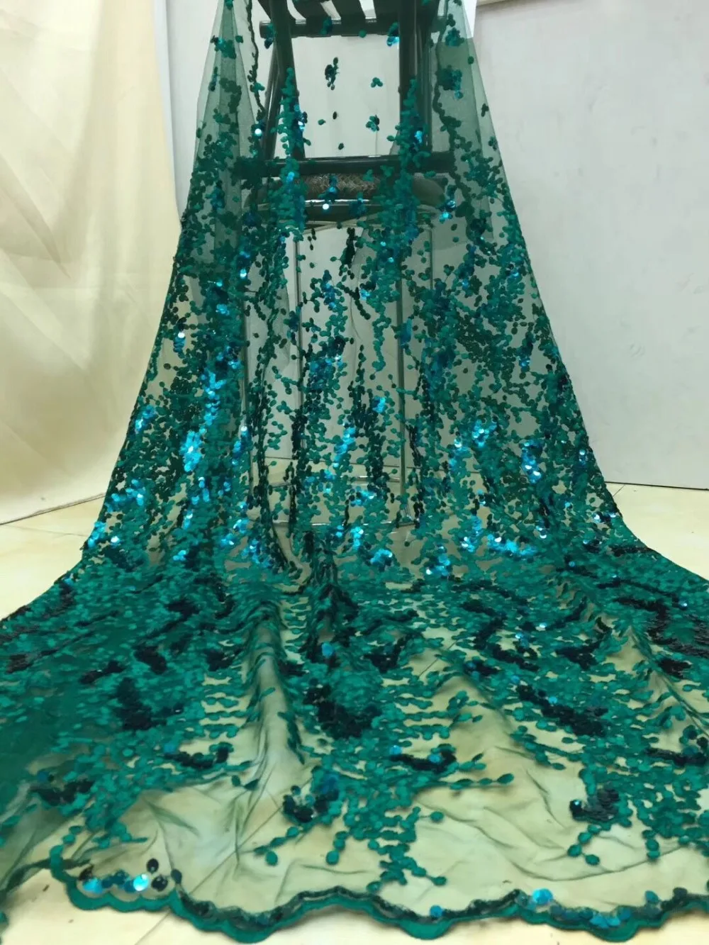 Красивая CiCi-4.1410 нигерийская ткань для вечернего платья Новая африканская