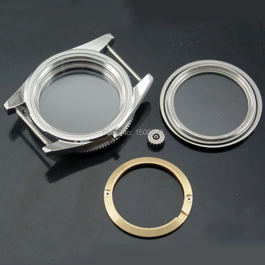 41 мм сапфировый корпус для часов с керамическим ободком подходит Miyota 8205/8215 ETA 2836