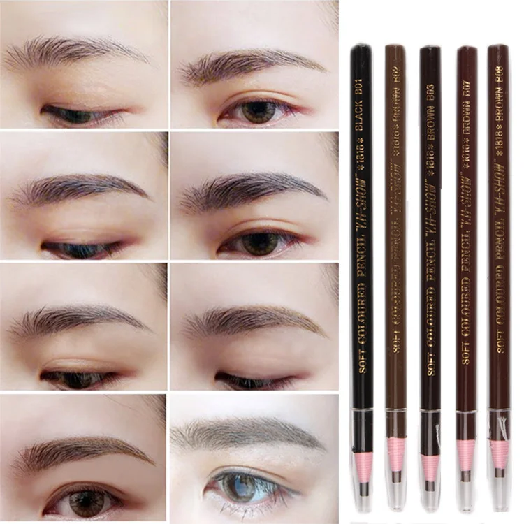 1 шт. Водостойкий карандаш для бровей 5 цветов|brow pencil|eyebrow pencilwaterproof eyebrow pencil |