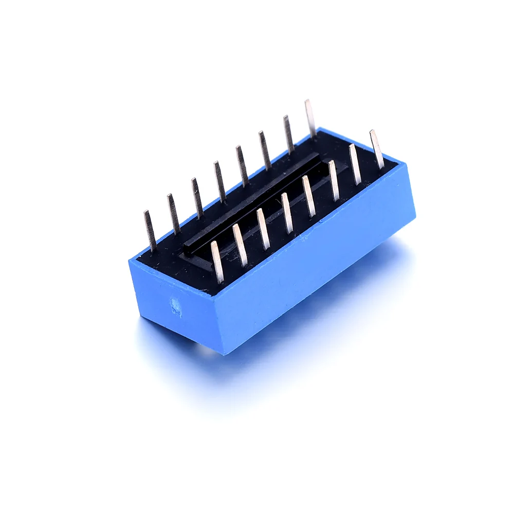 10 шт. 2 x8Pins клеммы 8 способ слайд Тип DIP-переключатель 54 мм шаг PCB монтируемый |