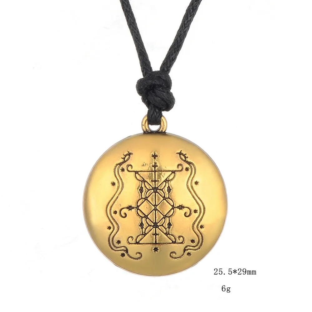 Dawapara Papa Damballah Voodoo Loa Veve подвеска Lwa защитный амулет Hoodoo Talisman винтажное ожерелье