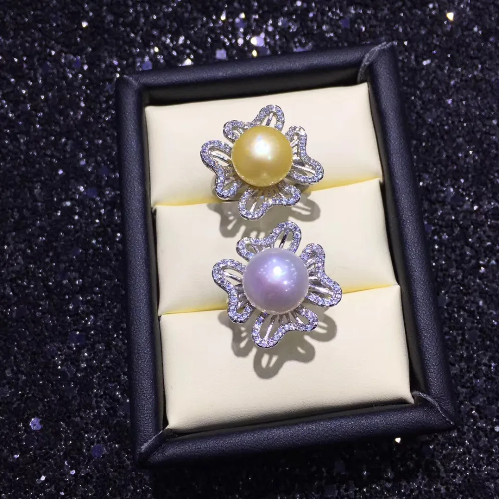 SHDIYAYUN Pearl Ring Quality Natural Freshwater 925 Sterling Silver Square Gemstone Jewelry For Women Drop Shipping | Украшения и