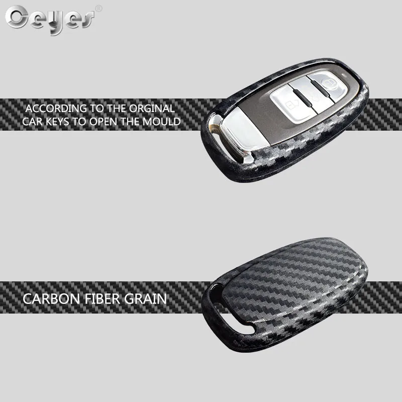 Защитный чехол Ceyes из углеродного волокна для Audi A4 A4L A5 A6 A6L Q5 S5|Наклейки на