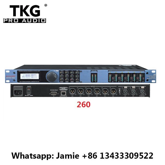 TKG Высокое качество dj оборудование эффект звуковой процессор 260 Driverack привод стойка 260 DriveRack 260 цифровой динамик процессор