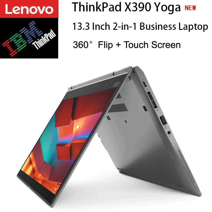 Оригинальный High end ноутбук lenovo ThinkPad X390 Коврик для йоги с 13 3 дюймов сенсорный экран