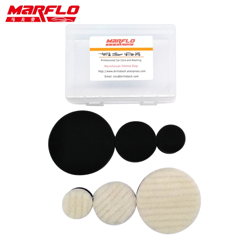Губка для полировки Marflo Brilliatech набор губки воском 1 2 дюйма 3 6 шт. в