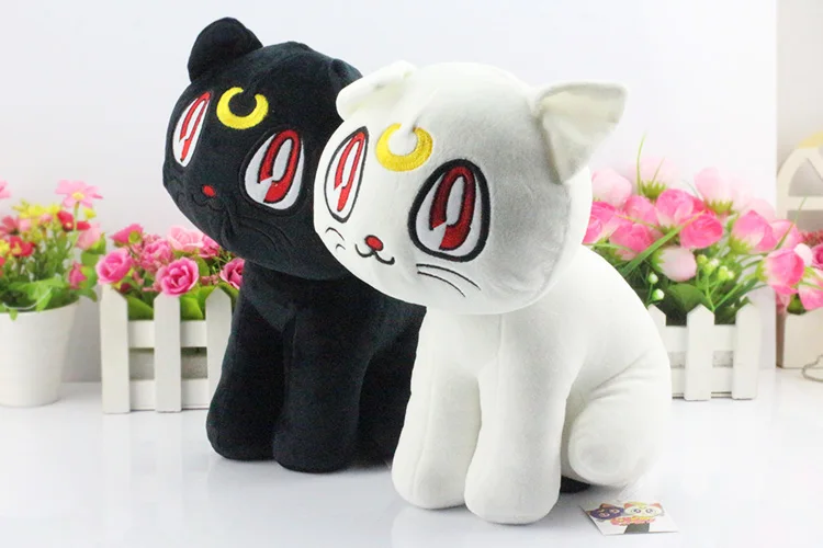 1" 30 см Сейлор Мун черная луна кошка плюшевые игрушки куклы с тегом 1 шт
