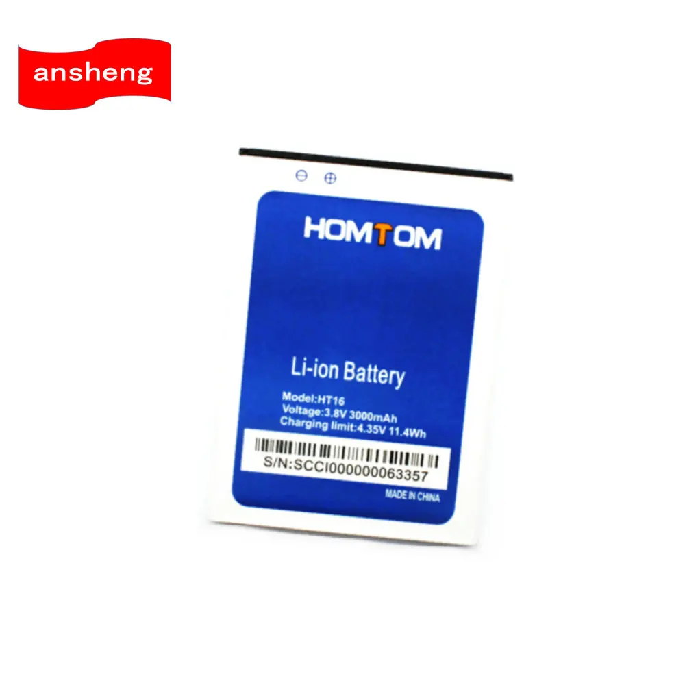 Высококачественный аккумулятор 3000 мАч для смартфона Homtom HT16 Pro|Аккумуляторы