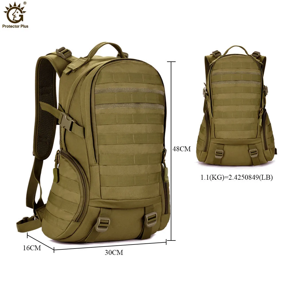 Водонепроницаемый нейлоновый армейский рюкзак с системой Молле 35 л|backpack camping|hiking
