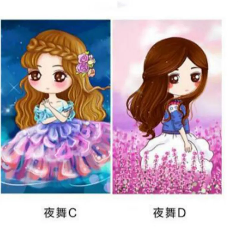 DIY 5D Sale Diamond Embroidery Mosaic Flower Fairy Rainbow Girl Full Painting Cross Stitch 3D Decoration | Дом и сад