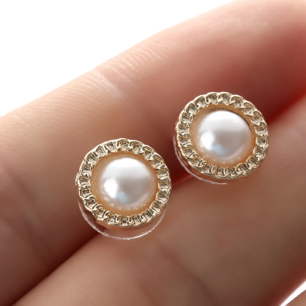 6 пар/партия Модный с кристаллами со стразами серьги цветком и жемчугом для