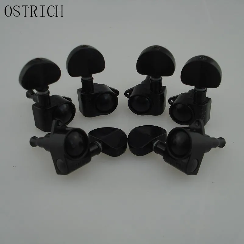 Новая Машинная тюнер с колышками w/ Black винт наконечником 3L + 3R для акустической