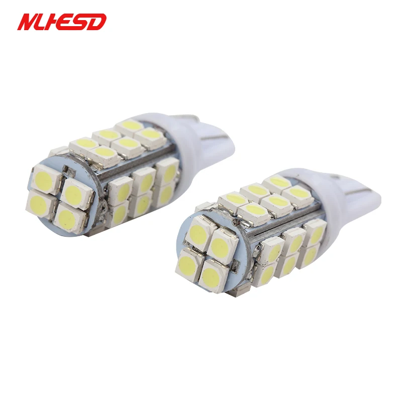 10 шт. оптовая продажа T10 28 Smd светодио дный 28Smd 1210 3528 Авто свет Клин лампочки W5W