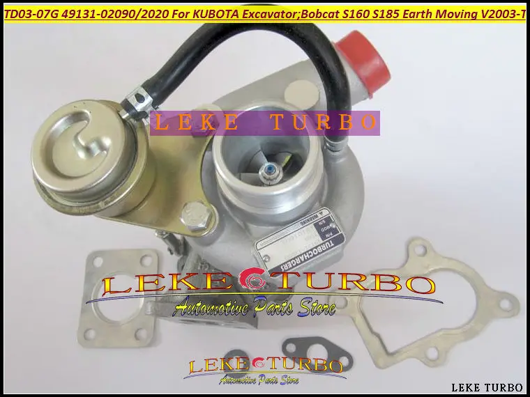 Турбокомпрессор 49131-02090 49131-02020 49131-02010-для земельного экскаватора KUBOTA S160 S185 TD03-7G