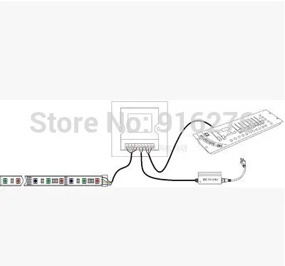 TM083 2 4G RF пульт + RGB DMX контроллер настенный сенсорный управления 3CH x 4A Бесплатная
