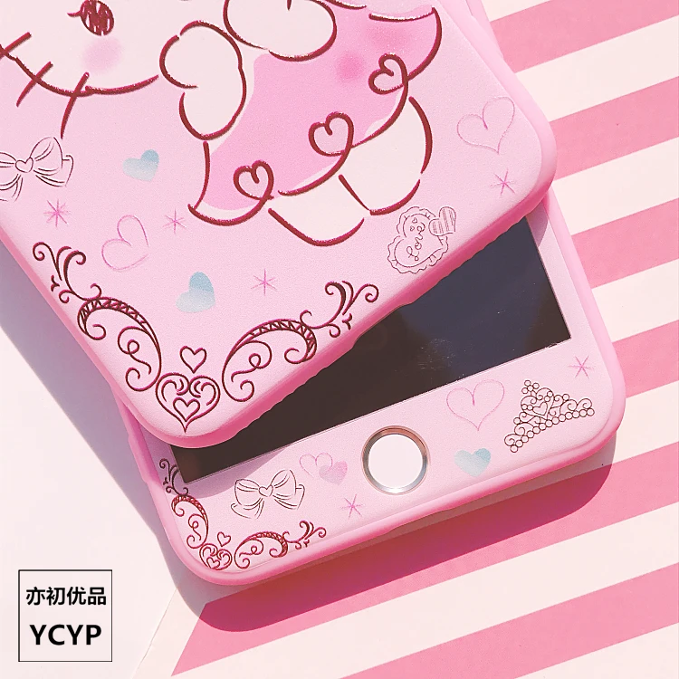 Для iphone XS Max милый Cardcaptor Sakura задний Чехол+ пленка для экрана из закаленного стекла, Девушка Мягкий чехол для iphone X XR 6 7 8plus